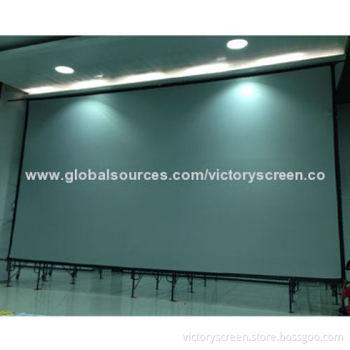 3D Silver Projector Screen, Clear Image and Sound, Elegant Appearance, 16:9